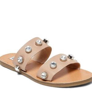 nwot steve madden: jessy embellished sandal ✰✰